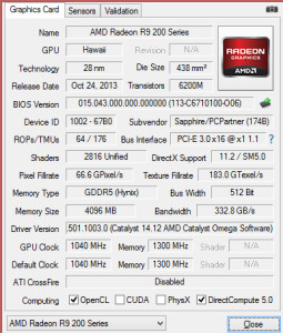 sapphire radeon r9 390 8gb nitro video card benchmark