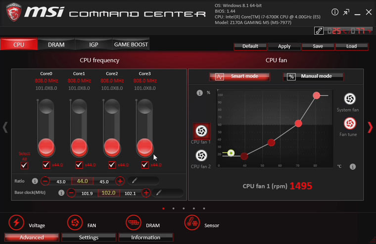 msi command center install