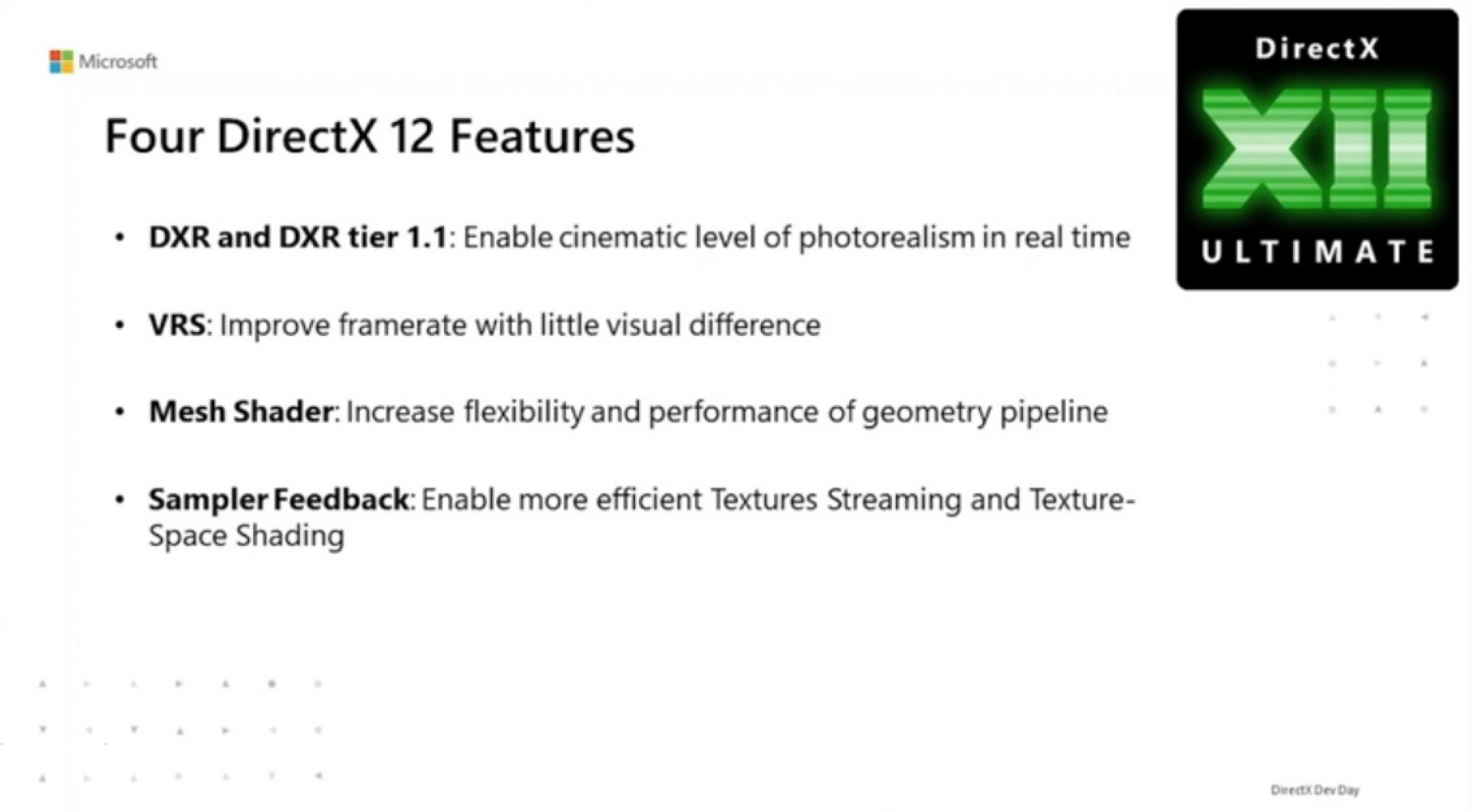 Microsoft Unveils DirectX 12 Ultimate: The GPU Feature Set For the Next  Generation of Games